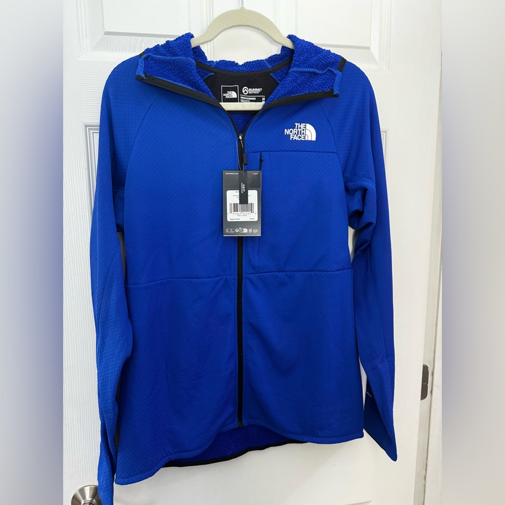 The North Face Summit Series FutureFleece Full Zip Hoodie TNF Blue Mens New